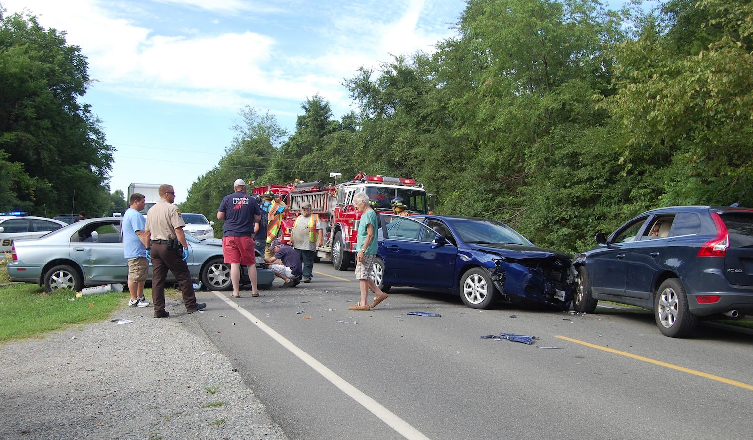 ThreeVehicle Accident Injures Two In Cumberland Farmville Farmville