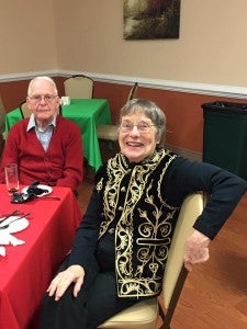 Rotarian Bill Dorrill and wife, Marty, share a smile.