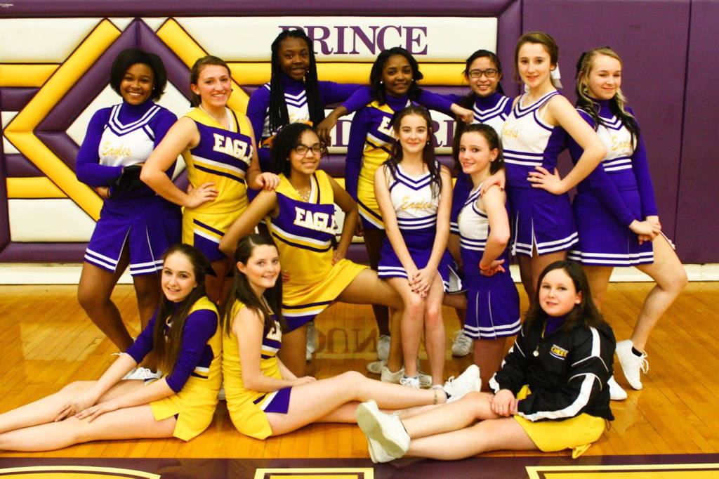 High Five! Prince Edward County High School junior varsity cheer