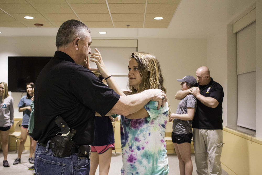 Sorority learns selfdefense from police Farmville Farmville