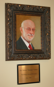 The Ridge Animal Hospital was established by Dr. James “Jimmy” Gates over 30 years ago.