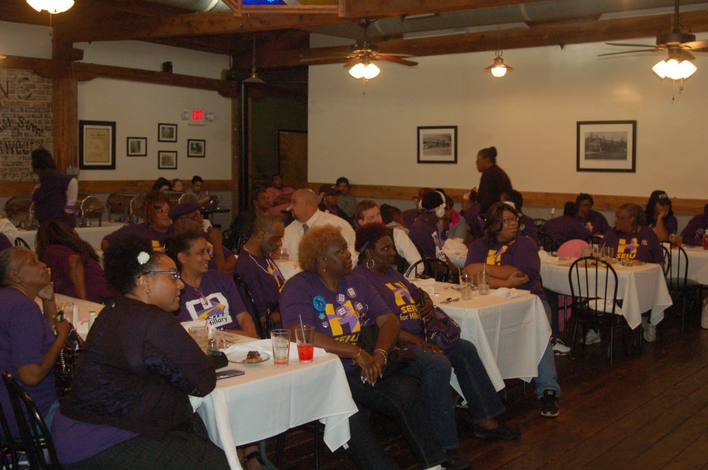 Debatewatching at Charleys Waterfront Cafe Farmville Farmville