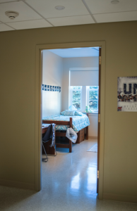CARSON REEHER | HERALD One of the many rooms inside Sharp Residence Hall, which will house two students this year.