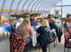 Cumberland High School Career and Technical students prepared and served stew to Cumberland first responders.