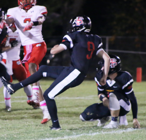 KAREN SMITH PHOTOGRAPHY Fuqua School junior Nick Fariss drew selections to the VISAA Division III all-state first team as both a kicker and a punter.