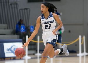 MIKE KROPF | LONGWOOD UNIVERSITY Longwood University freshman guard/forward Dayna Rouse contributed 13 points, eight rebounds and two steals to the Lancers’ 24-point win Saturday afternoon.