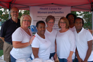 CENTRAL VIRGINIA HEALTH SERVICES Central Virginia Health Services staff pose with Manifold, far left. Pictured are, from left, Manifold, Lori Kelly, Dr. Edwina Wilson, Sharon White, Kim Norton, Priscilla Brown and Michael Braxton.