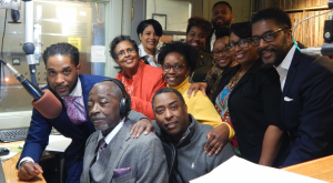 ANNA BULTROWICZ | HERALD Several of Novey Wiley Sr.’s sons and daughters, his wife in-laws and grandchildren show their support for their patriarch. Pictured are, from left, front row, David Wiley, Novey Wiley Sr., Novey Wiley Jr., second row, Geraldine A. Wiley, Novetta Ruffen, Javitta Gay, Raymond Wiley, third row, Carla Wiley, Benitta McFadden, Kristin Wiley, back row, Robert Gay.