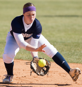 MIKE KROPF | LONGWOOD UNIVERSITY Longwood University junior Krista Kelly has moved from left field to shortstop and will now bat second in the lineup.
