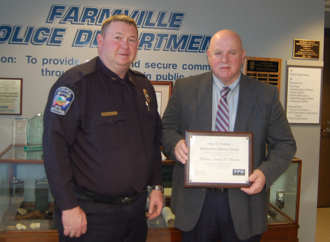 Officers awarded Farmville Farmville