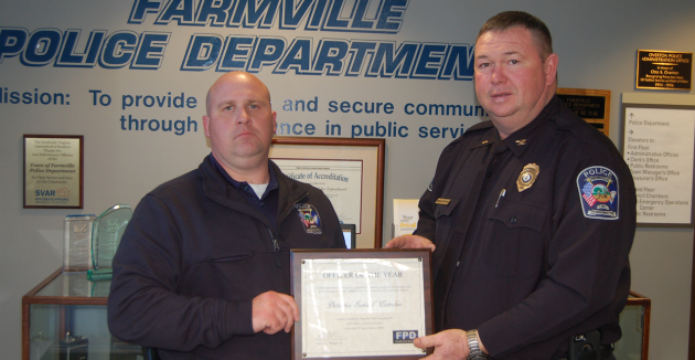Officers awarded Farmville Farmville