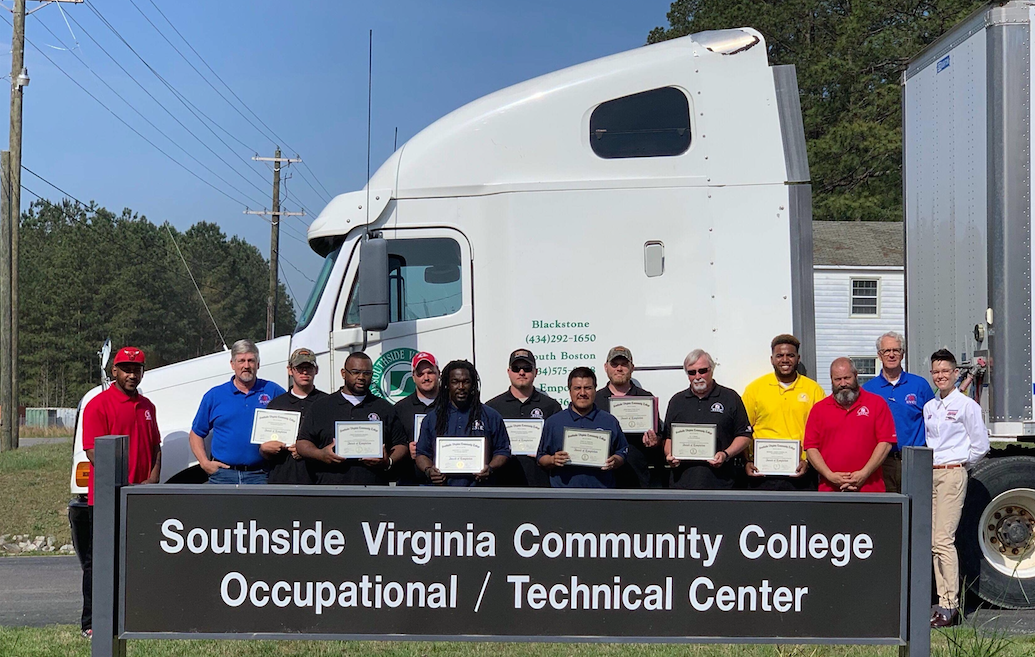 SVCC truck driver graduates Farmville Farmville