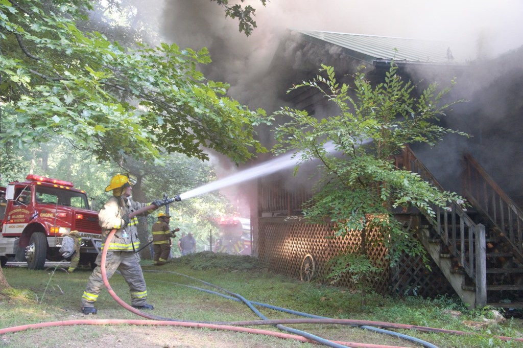 Fire destroys home Farmville Farmville