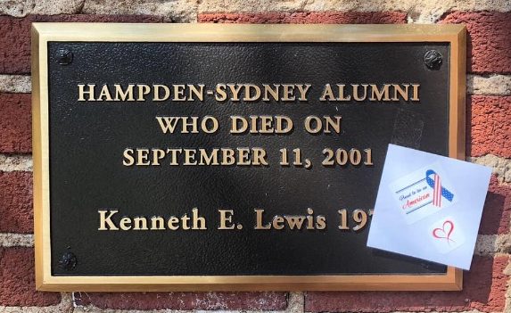 Who was Kenneth Lewis? 9/11 tribute honors Hampden-Sydney graduate ...