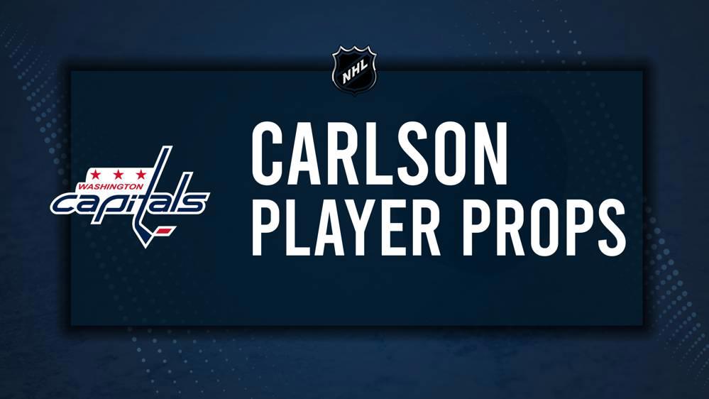 John Carlson Player Prop Bets for the Capitals vs. Penguins Game